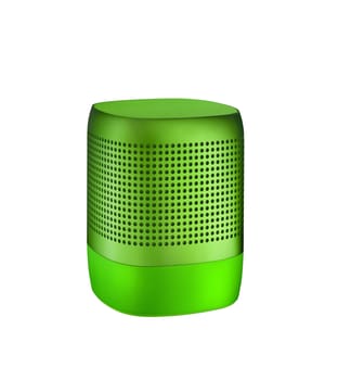 Table speaker isolated on white