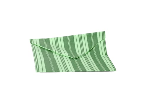 Woolen wallet isolated on white