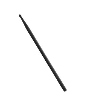 Black drumstick isolated on white