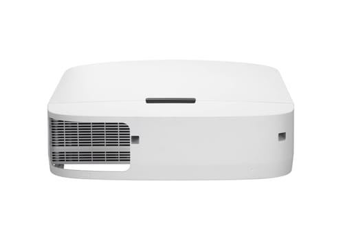 Back of video projector isolated