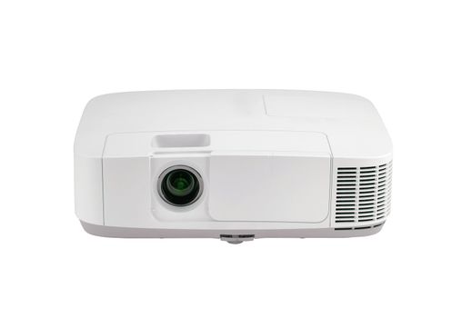 Video projector isolated on white