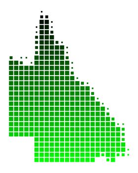 Map of Queensland