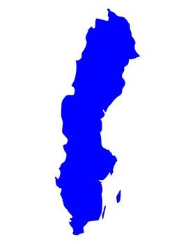 Map of Sweden