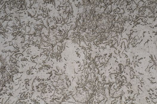 Close up of plaster texture on the wall