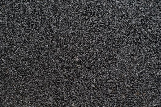 Photo of new asphalted surface background. Close up