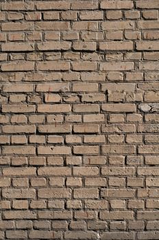 Aged brick wall background. High resolution texture