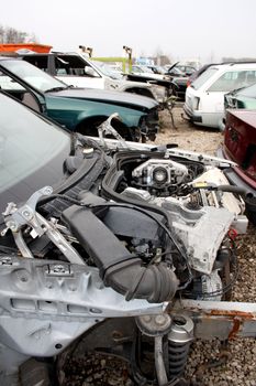 scrap yard for car recycling