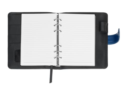 open blank page note book