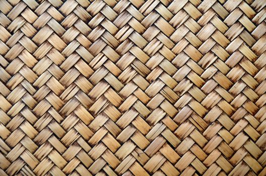 Texture of bamboo weave, can be used for background 