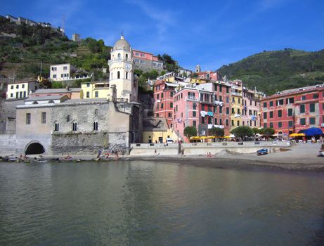   Village on Italian coast                             