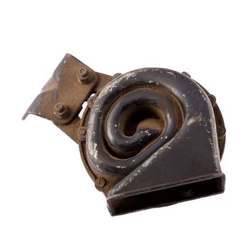 car spare parts, Vehicle Snail Horn on a white background