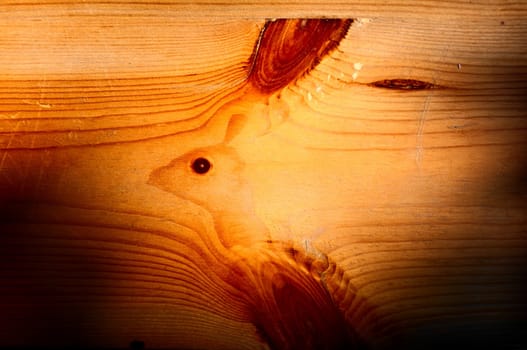 Grainy wood with knot background/texture