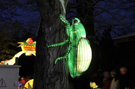 Chinese light festival in Holland Europe