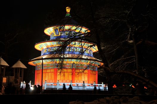 Chinese light festival in Holland Europe