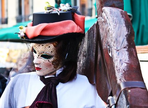 beautiful mask on venice carnival 2012