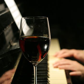 playing piano