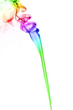 colored smoke abstract background close up