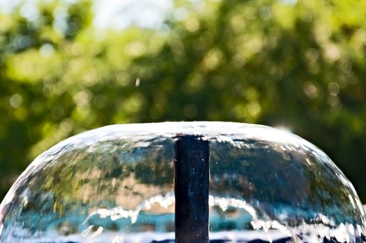 Small Fountain in the city park