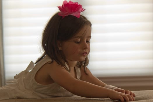 Beautiful child posing