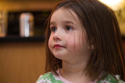 Beautiful, happy child posing