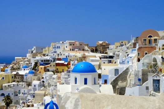 Amazing white houses of Santorini, Greece