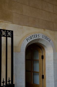 Door to porters lodge