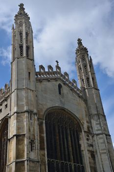 front of Kings College Cambridge