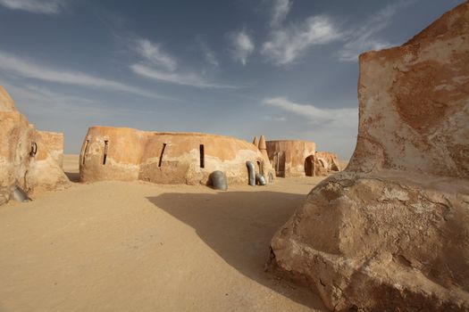 town in the Sahara Desert, Tunisia