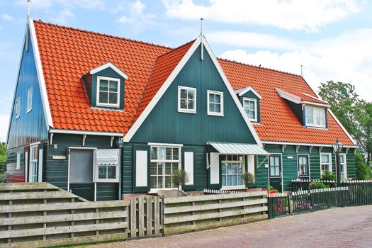 The house on the island of Marken. Netherlands