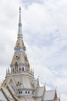 roof of temple, thais decorate thai style