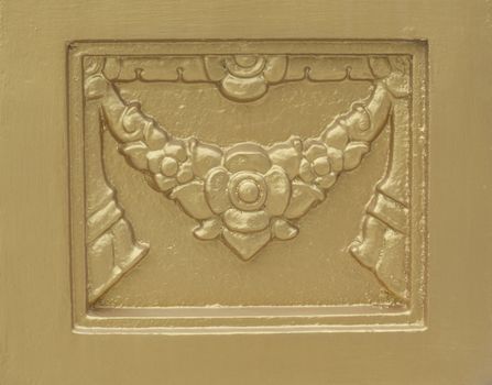 plaster gold, use for decorate the buildings