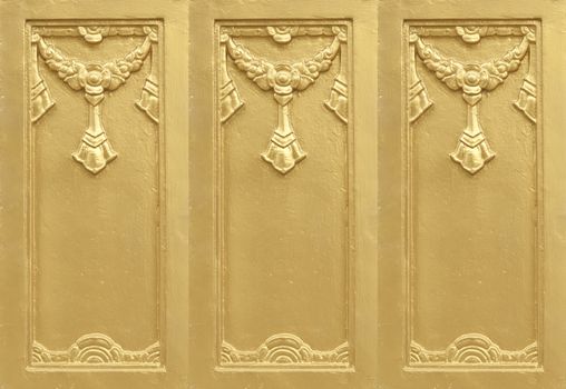 plaster gold, use for decorate the buildings