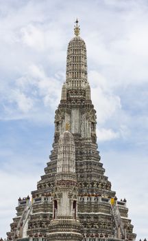 pha prang wat a-roon in bangkok, thailand