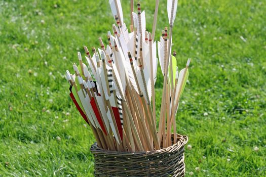 a basket of arrows