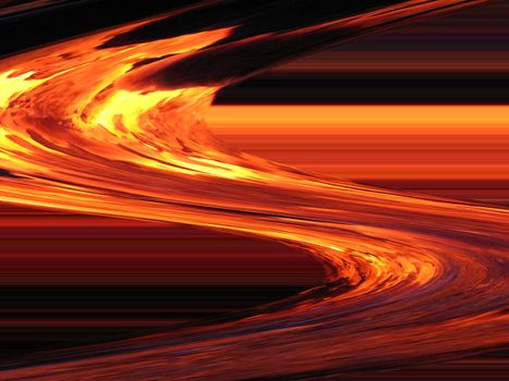 Image of abstract background with fiery shades