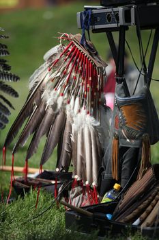Folk theatrical props of American Indians