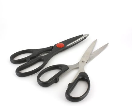 Two kitchen scissors