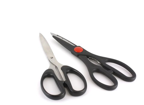 Two kitchen scissors