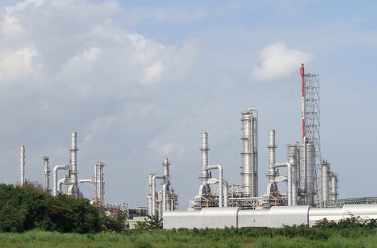 Oil refinery  (Map Ta Phut Industrial Estate Rayong Thailand)