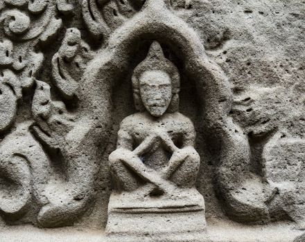 carvings in Banteay Samre Temple