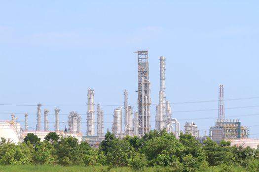 Oil refinery  (Map Ta Phut Industrial Estate Rayong Thailand)