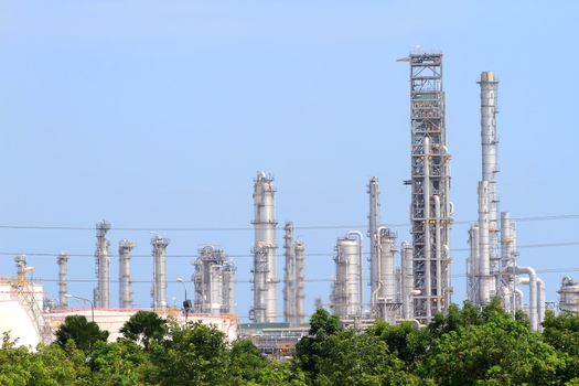 Oil refinery  (Map Ta Phut Industrial Estate Rayong Thailand)