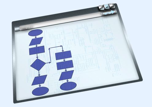 Concept of computer development of digital electronic devices