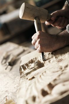 hands of a master, close up