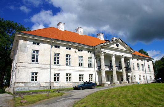 Manor in the west of Estonia. 18 century. Lihula.