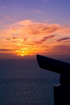 Colorful Sunset in Wales