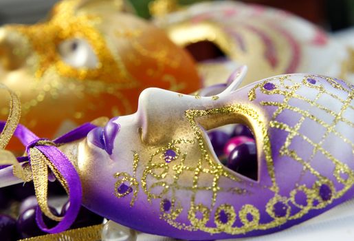 Venetian carnival masks, Venice, Italy      
 