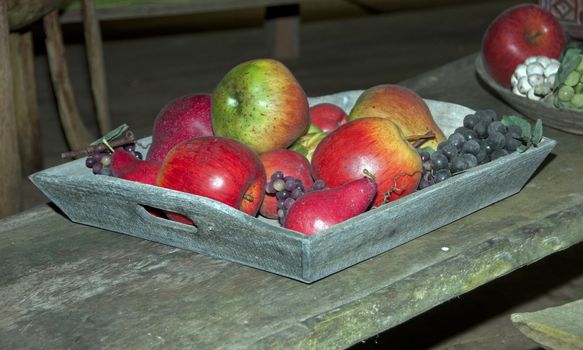 decoration fruit apples orange and others