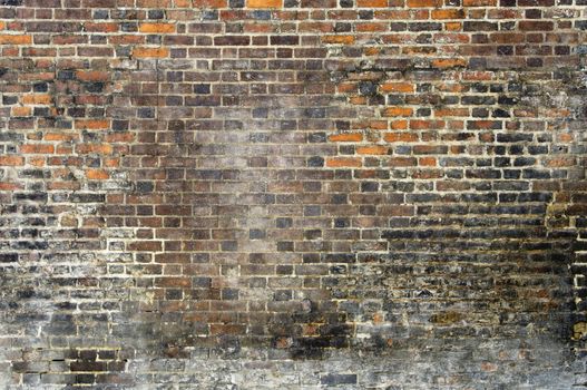 Grunge and weathered brick wall background