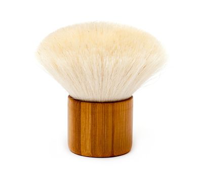 Powder Brush against the white background